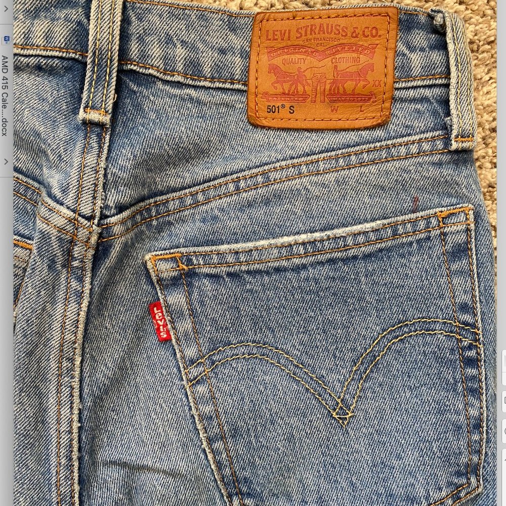 Levi's Original 501 Jean- Size 24